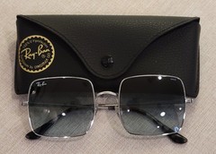 Ray-Ban RB1971 SQUARE SILVER EVOLVE CHANEGABLE Gradient Lens Sunglasses 9149/AD