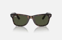 Ray-Ban RB2140 902 50-22 Wayfarer Green Lenses Unisex Sunglasses Tortoiseshell