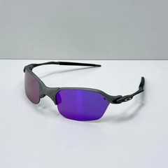 Oakley Romeo II X-Metal Gray Frame Purple Lens Sunglasses Retro Rare