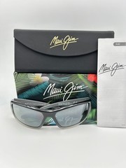 MAUI JIM Polarized Sunglasses MJ792 14C Barrier reef Black Fade Neutral Grey NIB