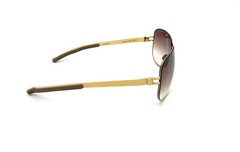 MYKITA AVA GOLDLINE COL 008 w BROWN GRADIENT BR1X LENS SUNGLASS MADE IN GERMANY