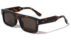 Square Cholo Sunglasses Super Dark OG LOC Gangster Style Black Rectangular Gafas