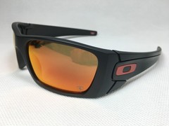 Oakley OO9096-A8 Black Frame with RED Polarized Lenses Men’s Sunglasses
