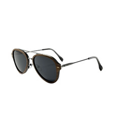 Stylish Walnut Polarized Sunglasses