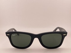 Ray Ban Wayfarer Sunglasses Italy RB 2140 901 Black Green G15 lens 50-22mm