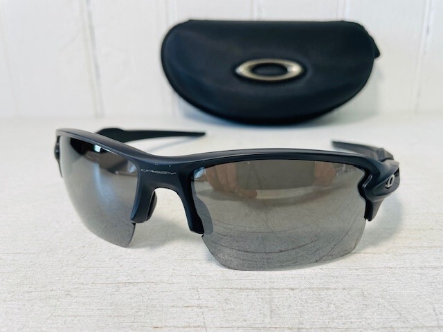 OAKLEY OO9188-73 FLAK 2.0 XL Matte Black w Prizm Black Lenses Sport Suns $202