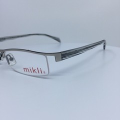 NEW Vintage MIKLI ML 0856 0020 Eyeglasses ML 0856 C. 0020 Silver & Grey 54-16mm