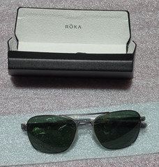 Roka Falcon Sunglasses Gunmetal Frame – Dark Carbon (Polarized) Lens
