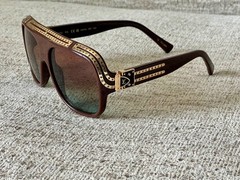 Louis Vuitton 1.0 Millionaires Sunglasses Featuring Brown Shell Acetate Frame