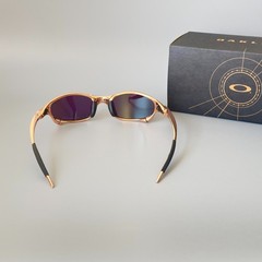 Oakley Juliet 1.0 X-Metal Rose Gold Frame Green Polarized Sunglasses