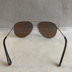 USA Glasses American Flag Aviator Sunglasses GOLD Frame.