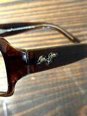 Maui Jim Palms MJ 111-01 Dark Brown Sunglasses Frame Butterfly Full Rim 115mm