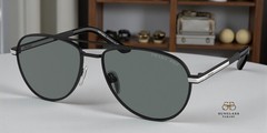 PRADA PR A54S 1BO5Z1 Matte Black Dark Grey Polar Polarized 60mm Men’s Sunglasses