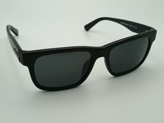 COACH HC8328U 500287 L1161 Black/Grey Solid 56-18-140 Men’s Sunglasses