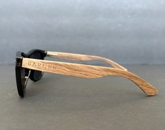 BARCUR Wooden Polarized Natural Wood Sunglasses – Orange Lens, UV Protection