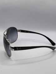 Ray-Ban RB3386 003/8G Sunglasses Silver Frame Grey Gradient Lens 67mm Pilot