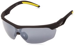 Ironman Men’s Tenacity Sunglasses Wrap, Matte Black Rubberized, 52 mm