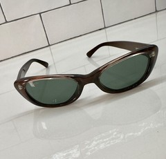 Vintage Ray-Ban Rituals Sunglasses Bausch B&L W 3068 Brown Metallic Look