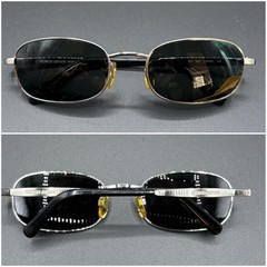 Giorgio Armani Sunglasses Oval Metal Frame Men’S