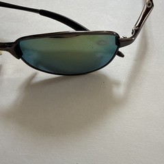 Vintage Oakley Sunglasses Made in USA FD021 Oval Wire Tap Frame Mirrored Lens
