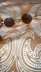 Vintage Bolle PCM with a gold metal frame With Dark Brown Lens