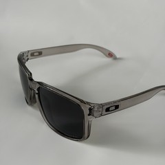 Oakley Holbrook XL Grey Smoke Clear Translucent Sunglasses Prizm Black Grey Lens