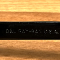 Ray-Ban Tamarin Sunglasses Black Vintage 60s Kiss Shape B&L Bausch & Lomb – USA