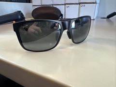 Maui Jim Red Sands MJ432-2M Sunglasses Matte Black Neutral Grey 59 17 140 #665