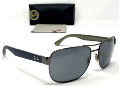 Ray-Ban Sunglasses Gunmetal & Navy Blue RB3530 | 004/8G | 58-17-140 FRAMES ONLY