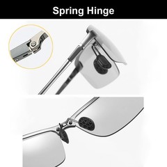 Polarized Photochromic Driving z87 Sunglasses For Men Day and Night safety gl…