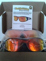 New BATTLEVISION WRAPAROUND SUNGLASSES, BulbHead