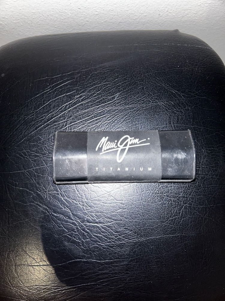 Vintage Maui Jim Titanium Polarized Sunglasses with Case