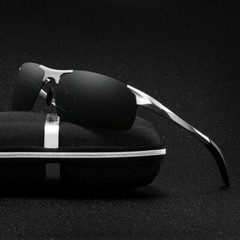Aluminum HD Polarized Photochromic Sunglasses Men Driving Sport Outdoor Glasses
