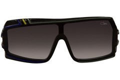Cazal 858 001 Sunglasses Black/Gunmetal/Grey Gradient Square Shape 133mm
