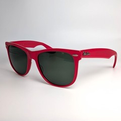 Bausch and Lomb Ray Ban Wayfarer II Sunglass G15 Glimmer Red Vintage NOS w/Case