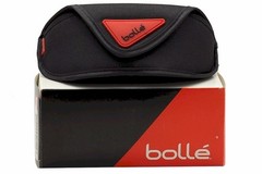 Bolle Boxton 12353 Sunglasses Black Rubber/Polarized Grey Round Shape 52mm