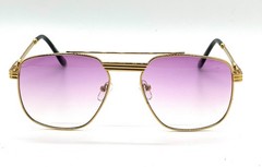 Sunglasses Men Fashion Retro Style Square Gold Frame Classic Designer Hip Hop
