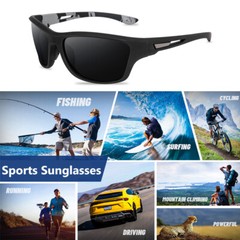 Polarized Sports Sunglasses for Men Women Fishing Driving Wraparound Sun Glasses