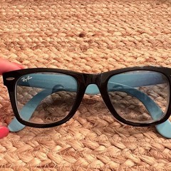 Ray-Ban RB2140 Wayfarer Sunglasses Black and Blue