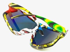 Oversized RETRO SPORTY WRAP Shield Cycling SUN GLASSES Large Big Graffiti Frame