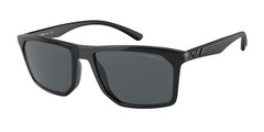 EMPORIO ARMANI EA4164 501787 Black Dark Grey 57 mm Men’s Sunglasses