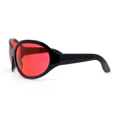 Oversized Exaggerated Retro Modern Shield Raver SUNGLASSES Large Big Black Frame