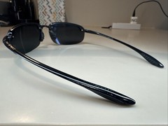 Maui Jim 407-02 Ho’okipa Gloss Black Frame / Grey Polarized Lenses Hookipa #244