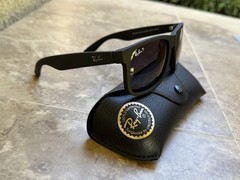 Ray-Ban Justin Sunglasses Matte Black Polarized Sunglasses 55 mm RB4165