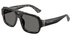 DOLCE & GABBANA DG4516 3403 1 Black On Grey Havana Grey 55 mm Men’s Sunglasses