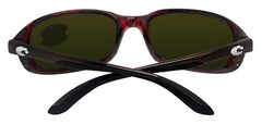 Costa Del Mar Brine Tortoise Frame Blue Mirror 580G Glass Polarized Lens