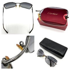 GIANNI VERSACE sunglasses eyeglasses MOD N32 with case gray color logo 482-F