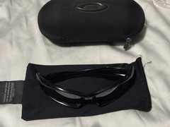 Oakley Unknown Crystal Black Sunglasses Clear Gray Discontinued AB