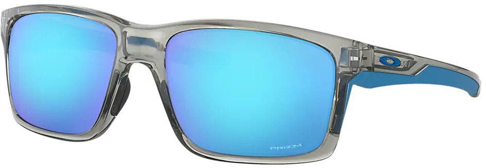 Oakley 0Oo9264 Mainlink Rectangle Sunglasses – Grey Ink / Prizm Sapphire –