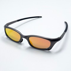 Oakley Mag Four Magnesium Four Sunglasses Gunmetal Frame Yellow Iridium Lens